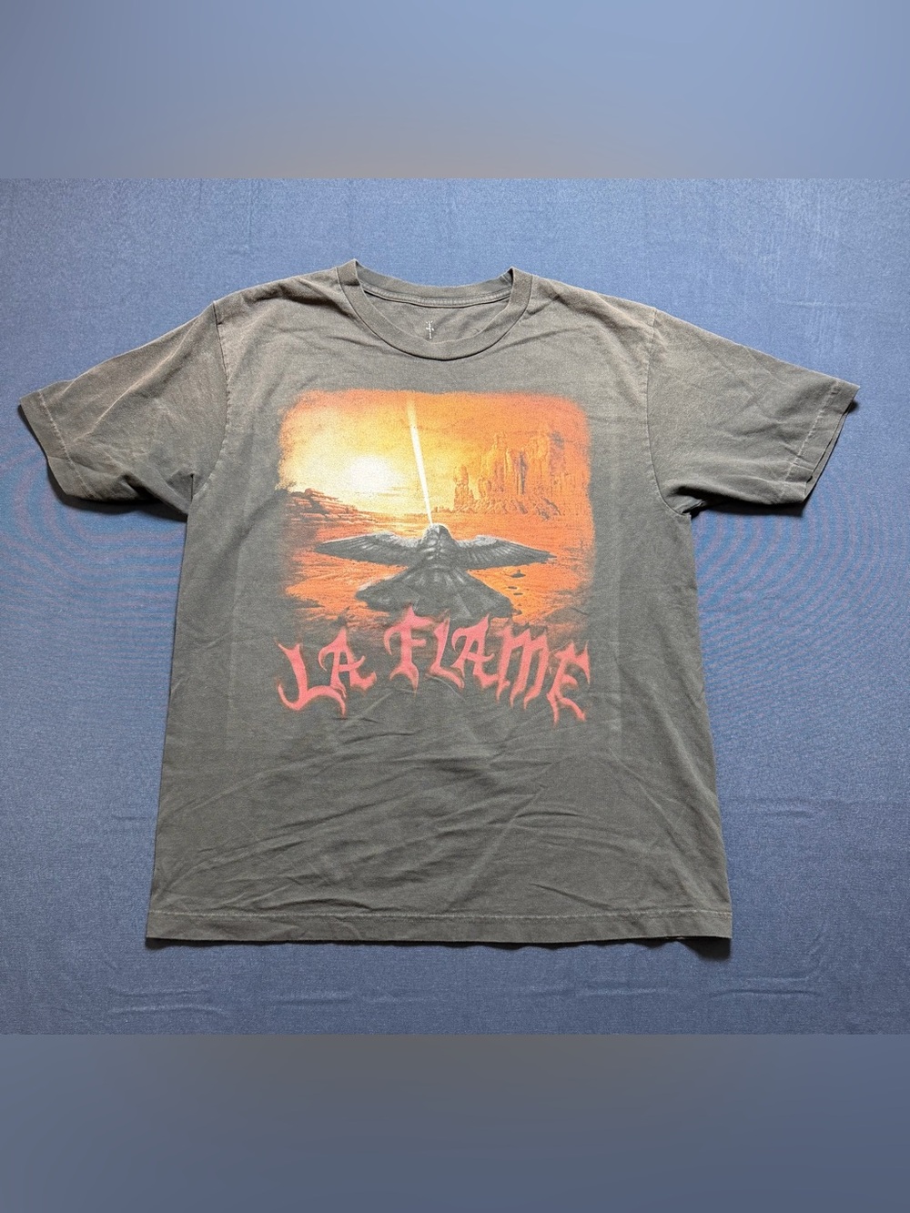 100% Cotton XL NWOT Travis Scott Coachella La Flame Graphic T-Shirt